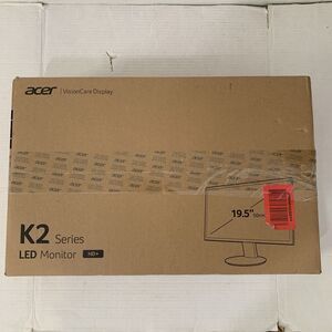 Acer K202Q bi 19.5" LCD Monitor LED Backlight HDMI & VGA Ports New open box